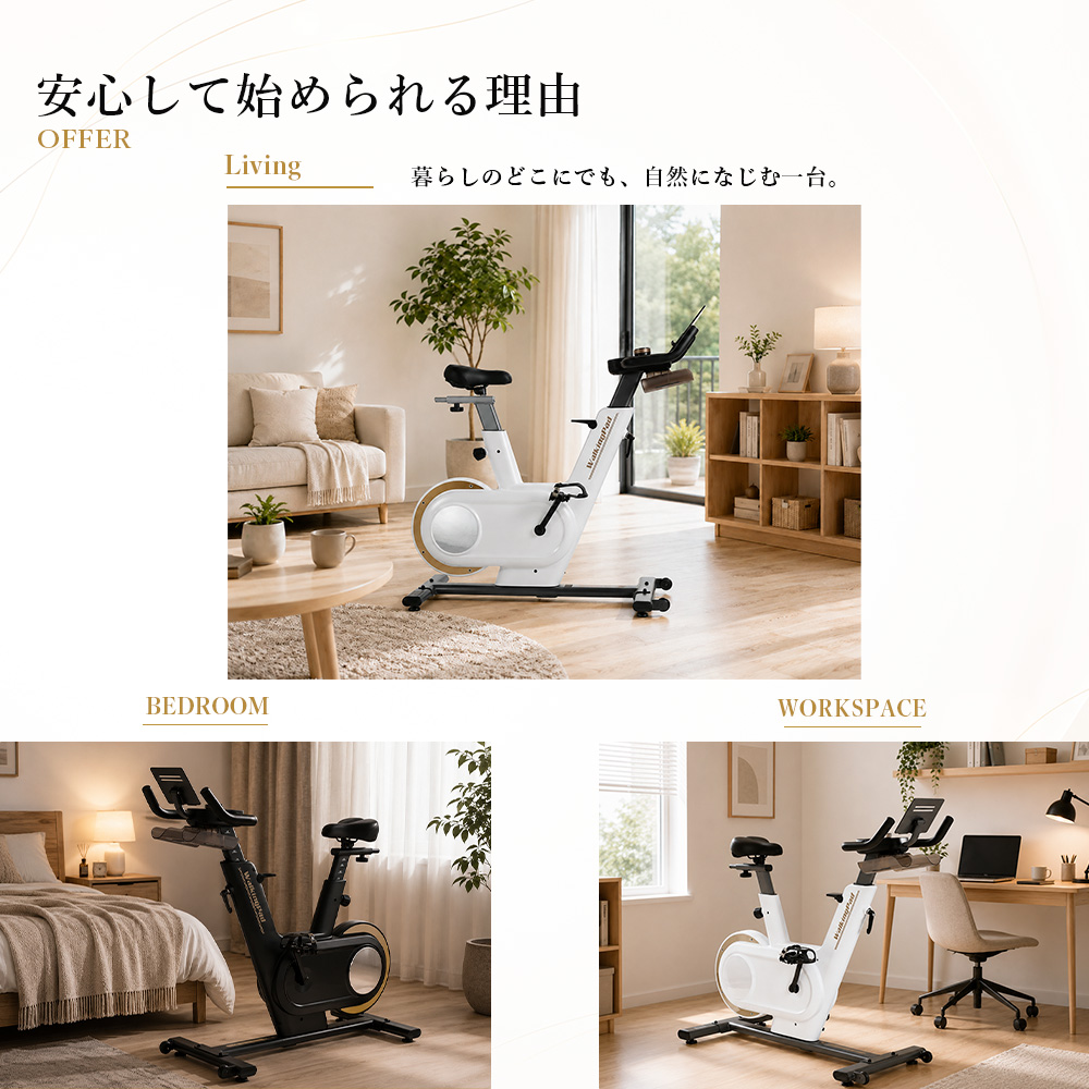大特価【10000円OFFクーポン｜9/4迄】エアロバイク WalkingPad