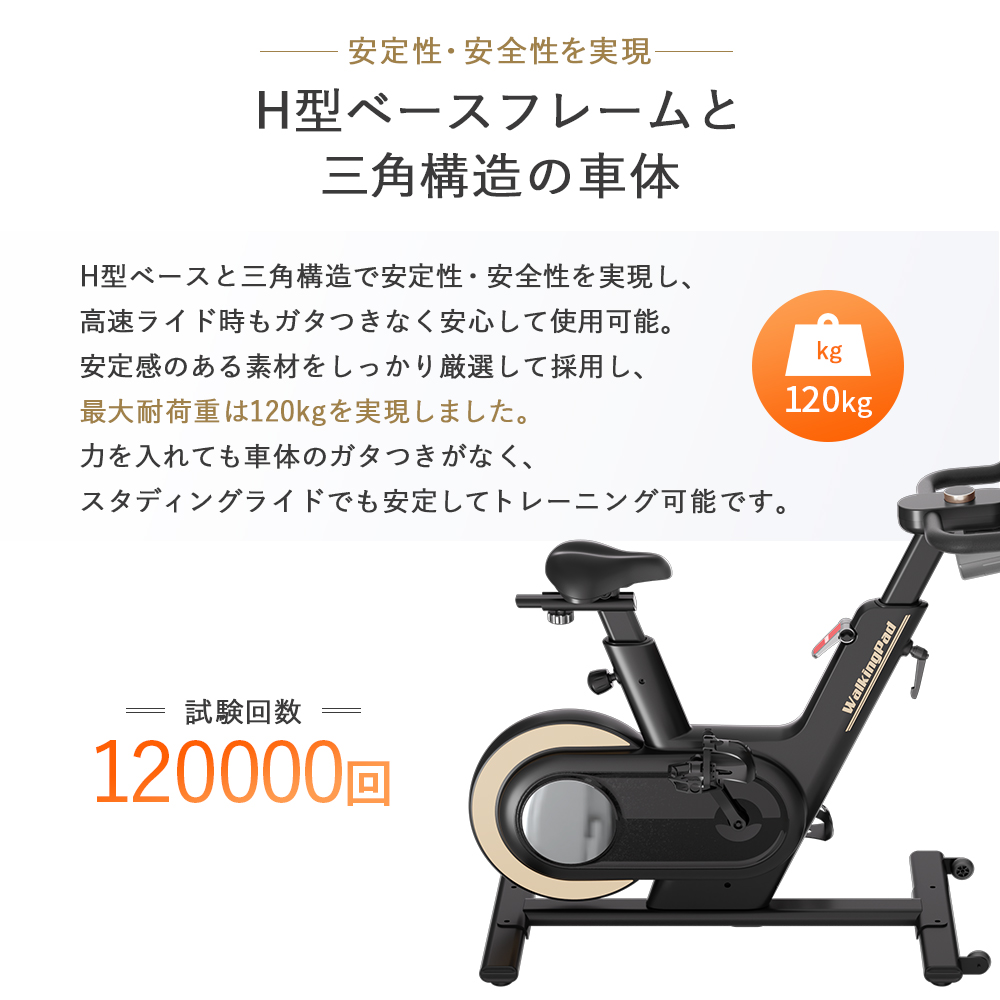 WalkingPad エアロバイク フィットネスバイク 静音 家庭用 折りたたみ 