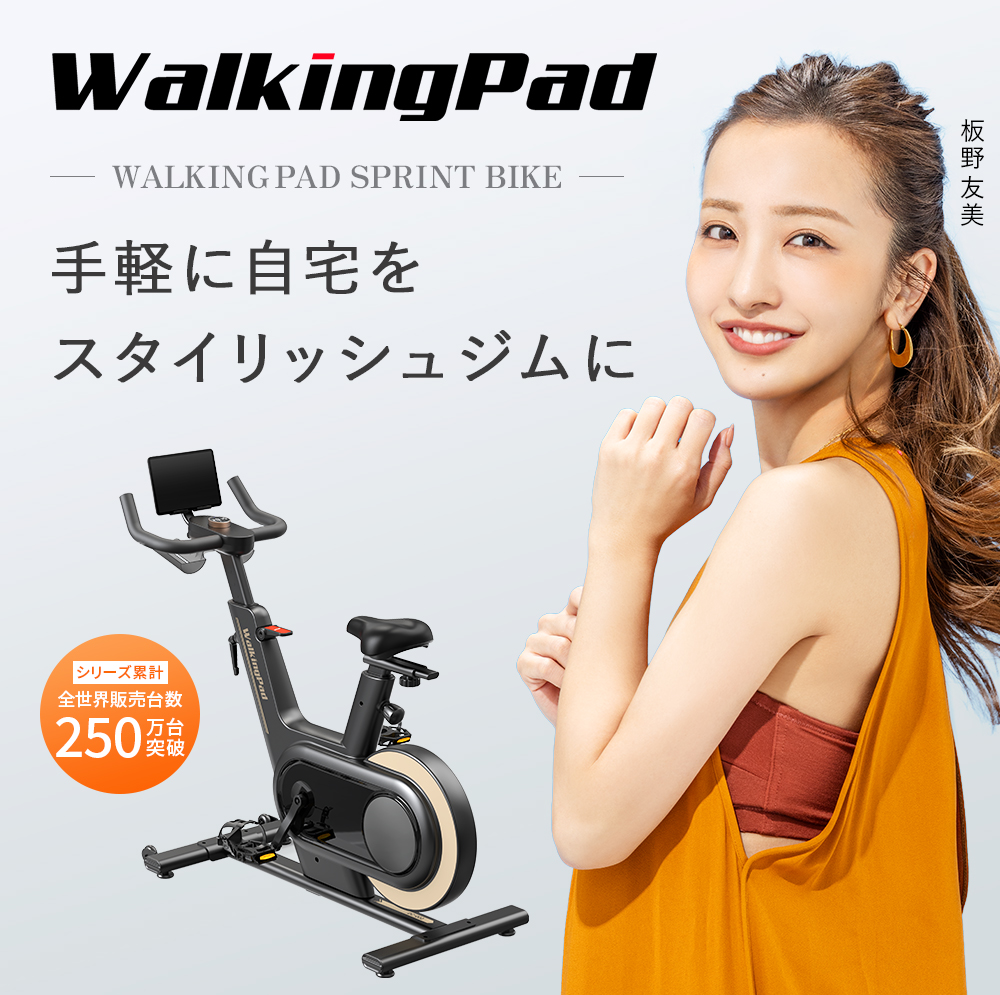 WalkingPad エアロバイク フィットネスバイク 静音 家庭用 折りたたみ