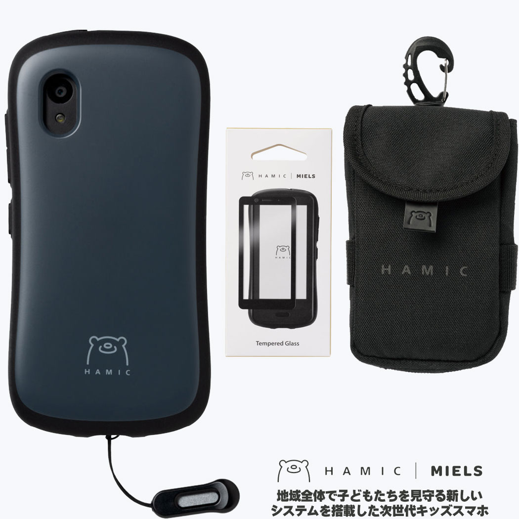 セット Hamic MIELS はみっくミエルス キッズスマホ キッズ携帯 本体 