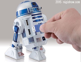 【未使用】STARWARS R2-D2 USB HUB スターウォーズフィギュア スター・ウォーズ R2-D2 USBハブ (キャラクターグッズ) - ホビー