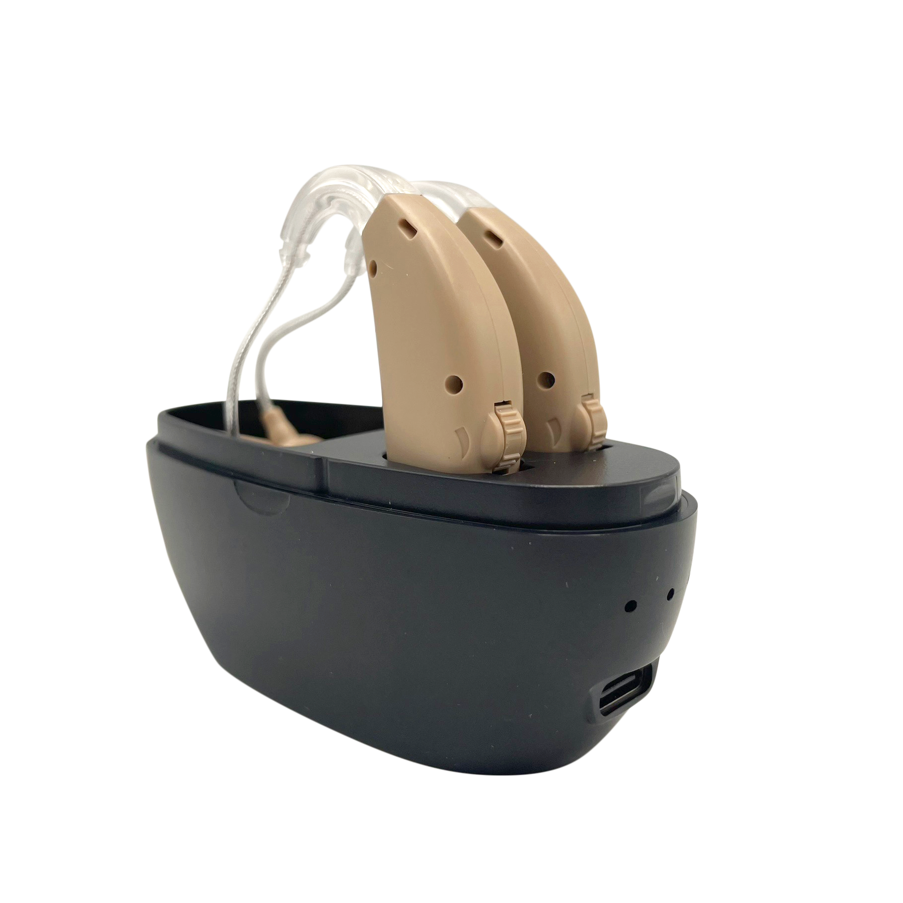 耳らくヒアリング 集音器 高齢者 耳穴式 高品質 簡単操作 軽量 充電式