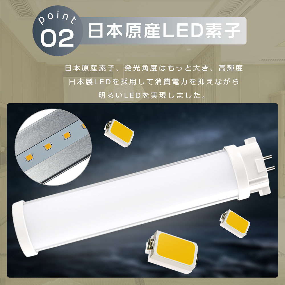 FPL13 LED FPL13EX-L FPL13EXL 電球色3000K LED蛍光灯 FPL13形 LED