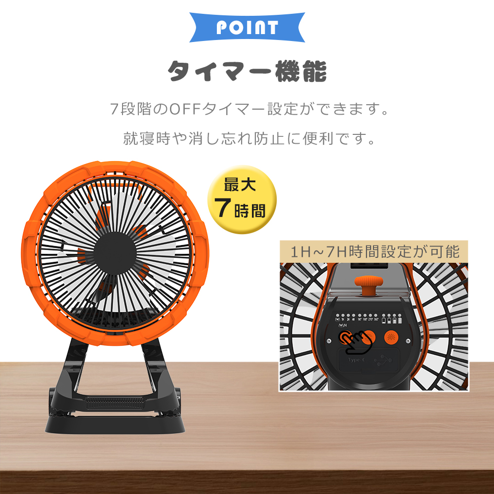 ☆最新モデル☆扇風機 クリップファン 卓上扇風機 充電式 アウトドア