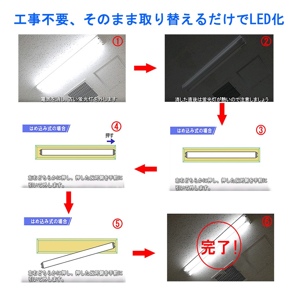 LED蛍光灯 40w形 直管 120cm 蛍光管 ledに変更 特恵100本 送料無料 FL40 FLR40 HF32 蛍光灯 交換 蛍光灯 ledに変えるには  蛍光灯 led 20w 高天井用led照明 :TL40-100SET:余光照明 - 通販 - Yahoo!ショッピング