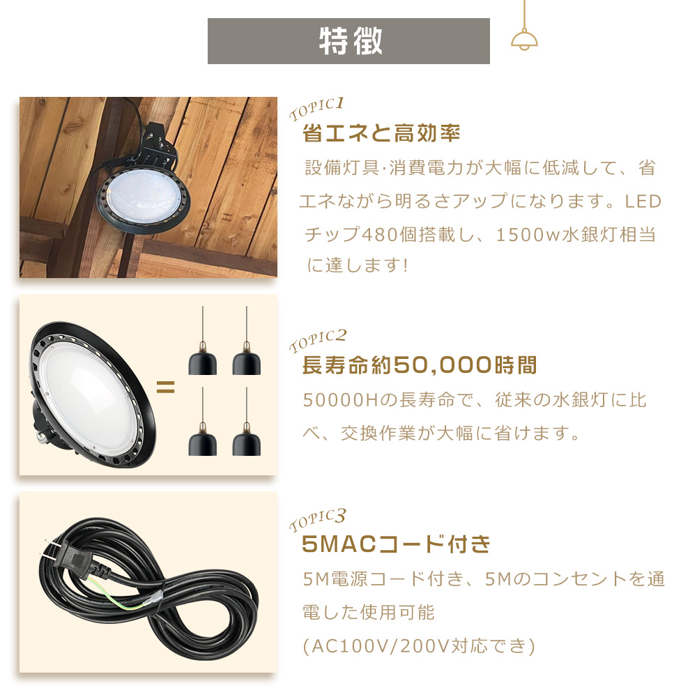 8台セット LED 投光器 屋外 高天井LED照明 UFO型投光器 LED作業灯 広角 1500W相当 LED高 天井用 LED照明器具 天井 吊り下げ  150W 30000LM IP65防水防塵 舞台用 : s-ufo150w-8set : 余光照明 - 通販 - Yahoo!ショッピング