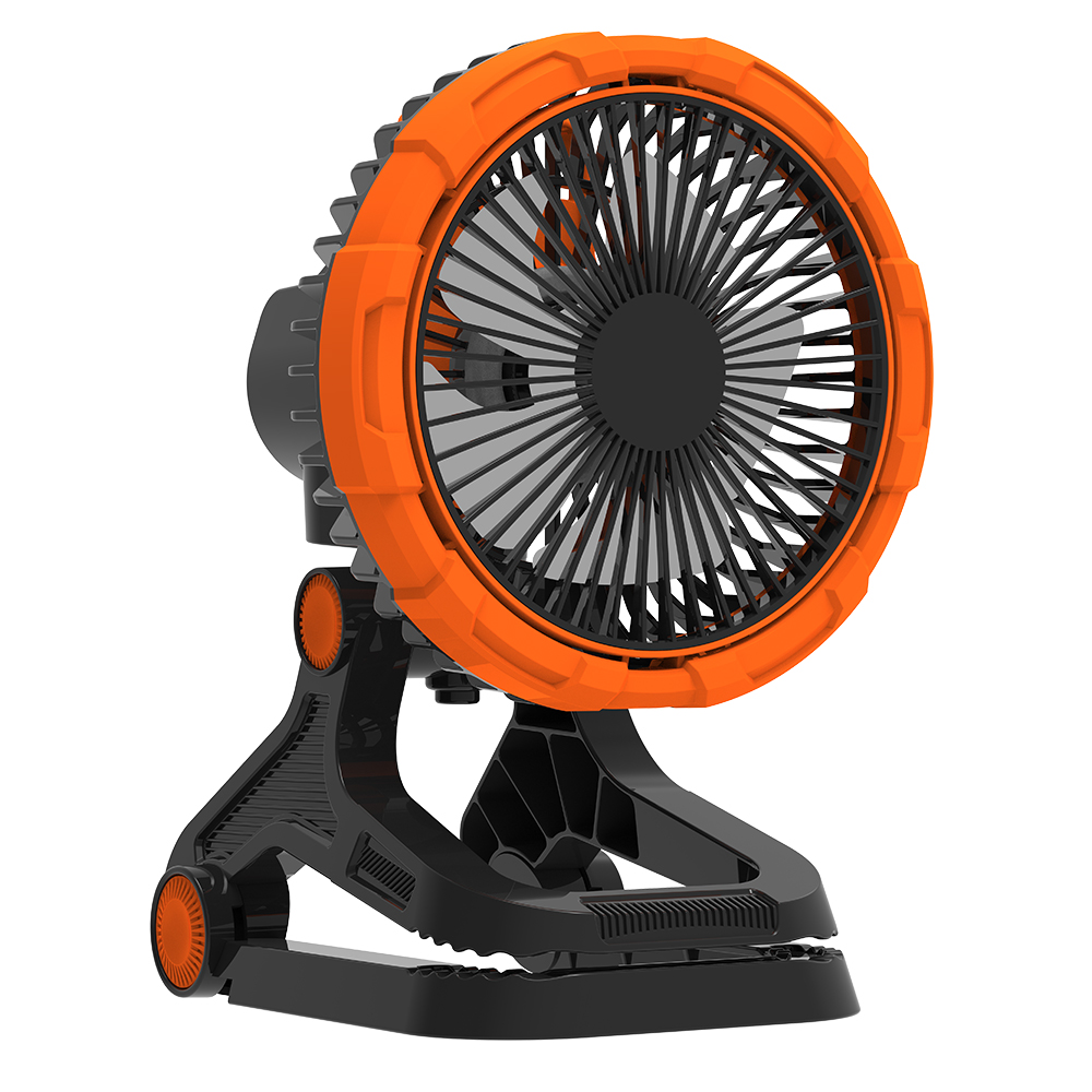 車中泊用扇風機 サーキュレーター コンパクト強力送風 車中泊用扇風機】携帯扇風機 DCモーター 卓上 小型 節電 4+3段階調光調