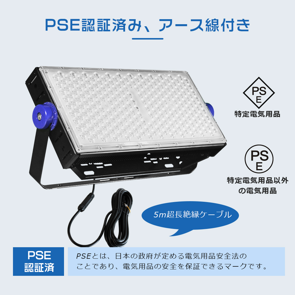 LED投光器 超高輝度 400W 水銀灯4000W相当 80000LM 昼白色 5000K LED