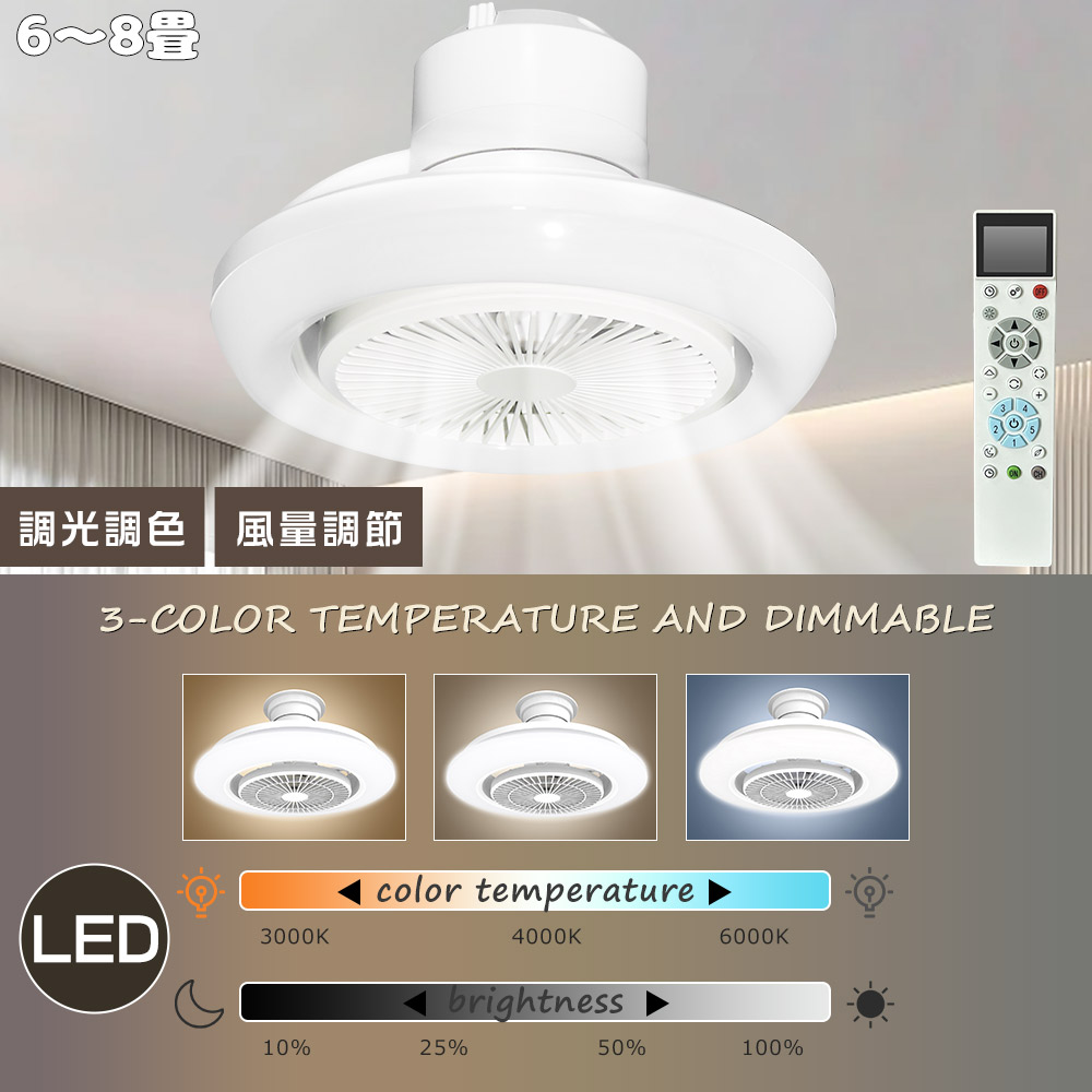 ☆夏の節電応援☆ファン付きシーリングライト サーキュレーター DC