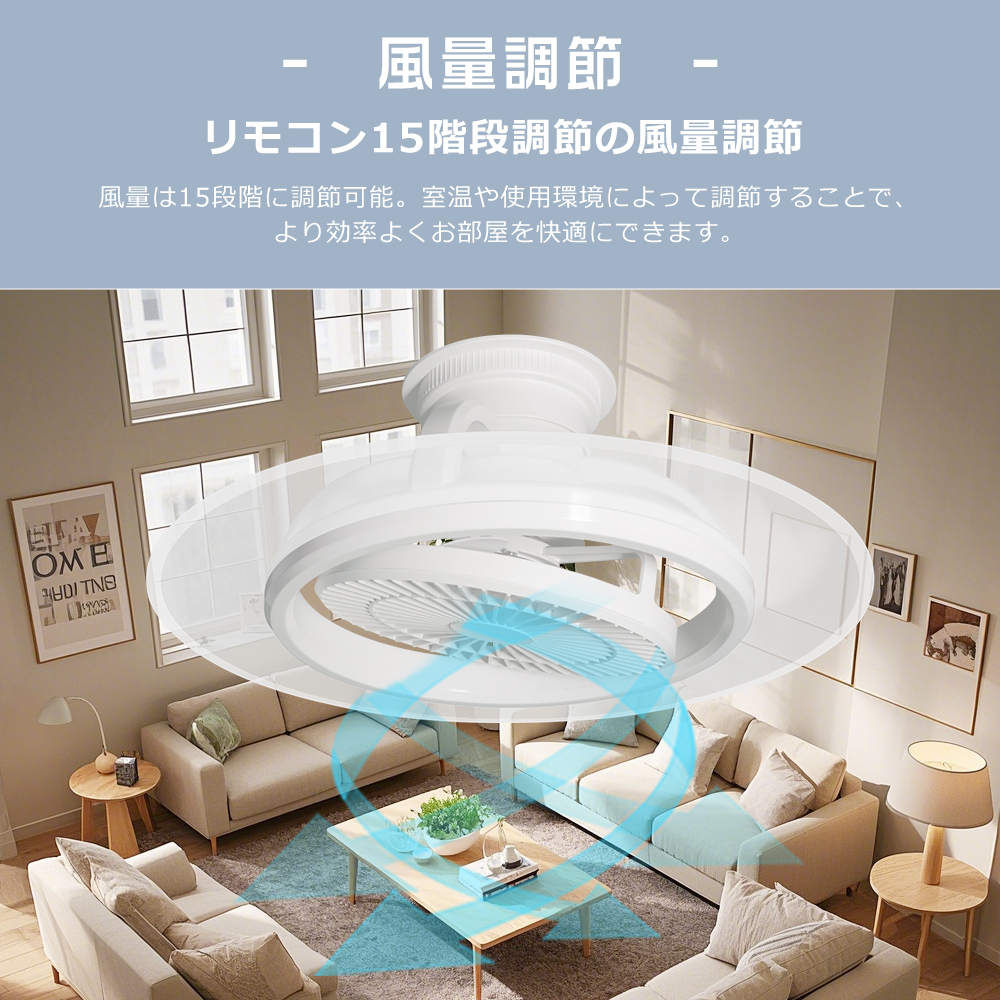 LEDシーリングファンライト 8畳 10畳 12畳 14畳 自動 遠隔操作可能