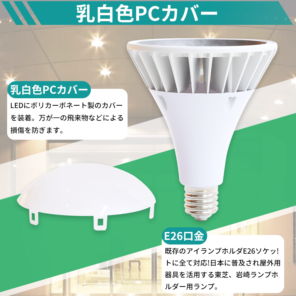 LEDパラストレス水銀灯 35W 4個セット　未使用 10個セット LEDバラストレス水銀灯 PAR38 バラストレス水銀灯 35W 350W