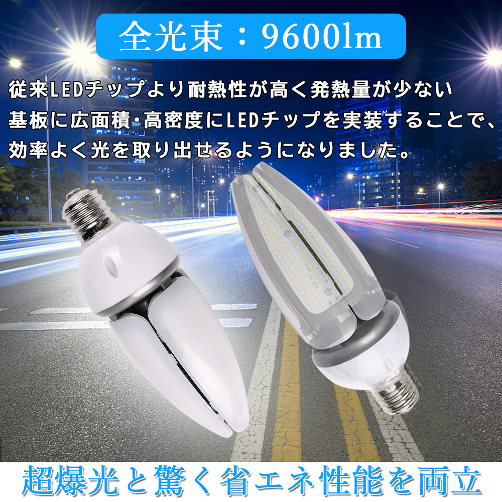 LED 水銀ランプ LEDコーンライト 400W水銀灯相当 PSE認証 街路灯/防犯灯/水銀灯/水銀灯交換用 長寿命 エコ 高品質LED照明 日本製  昼光色 二年保証 : h-0425-gld5 : ECO - 通販 - Yahoo!ショッピング