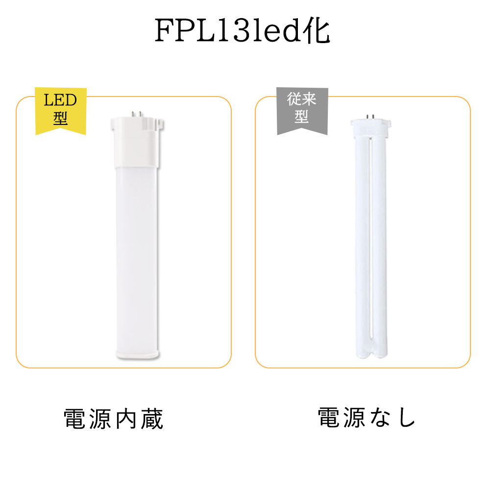 【15セット】FPL13w形 FPL13形 ledコンパクト蛍光灯 ツイン蛍光灯 消費電力6W 960lm  省エネLED 口金GY10Q通用 FPL13型代替用 FPL13EX   防虫の画像