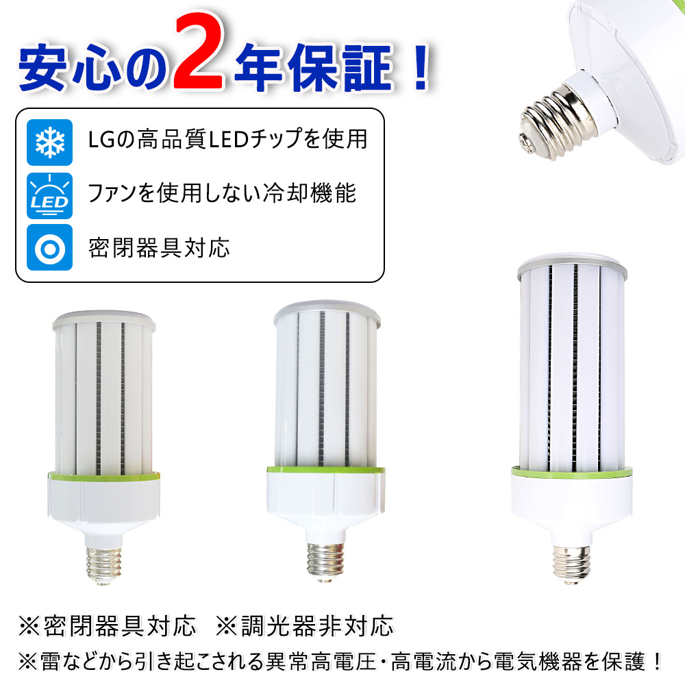 2台 LEDコーンライト 超軽量型 150w 高品質LEDコーンライト 耐久性 長