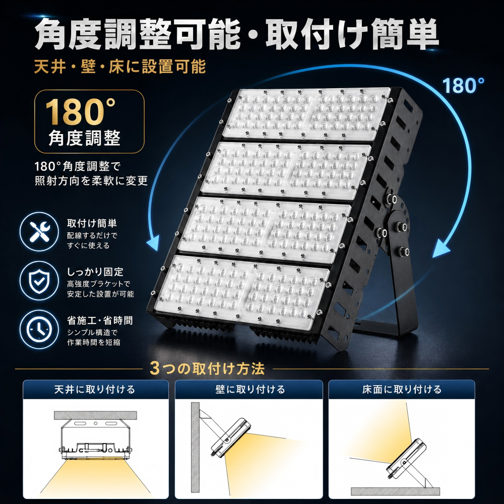 LED投光器 屋外用 防水 200w 照明ライトled投光器 40000lm 爆光 大型
