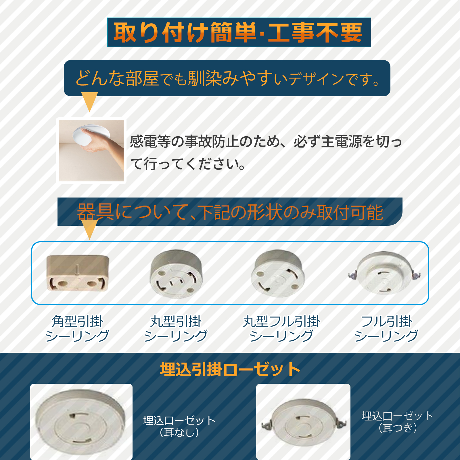 LEDシーリングライト 10W 2000lm 4.5畳 6畳 8畳 100W相当省エネ PSE