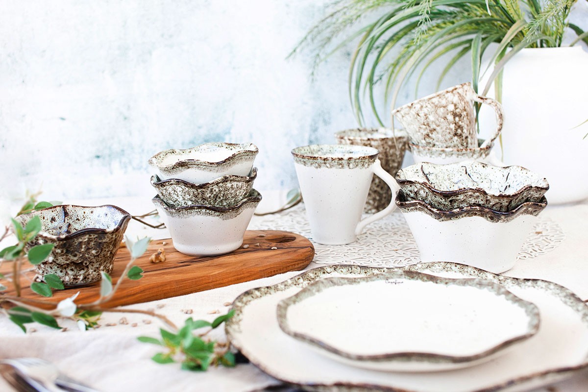 Casafina カサフィナ　グラタン皿　4枚セット Casafina(カサフィナ) ｜ フォンタナ サラダプレート ターコイズ