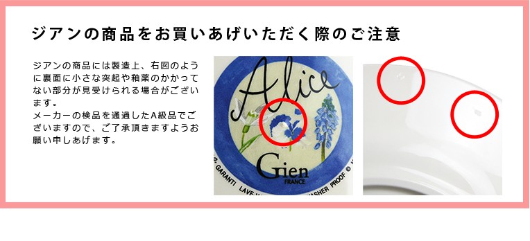 GIEN 並行輸入品 ジアン ミルフルール カナッペプレート 16.5cm : 輸入