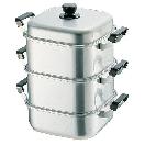 アカオアルミ角型蒸し器 二重 36cm : 新潟キッチン - 通販 - Yahoo 