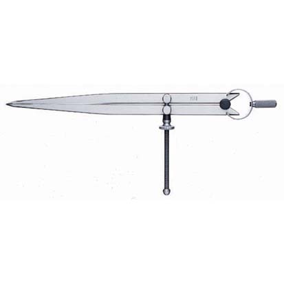 きくり 新潟精機 超硬チップ付 ポケットケガキ針 ロータリー 全長133mm PK-133