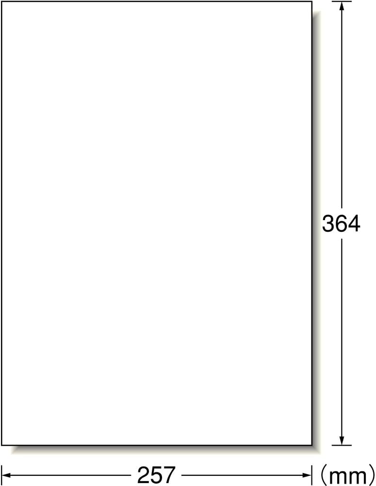 エーワン PPC コピー ラベル 紙ラベル B4判 1面 ノーカット 100シート