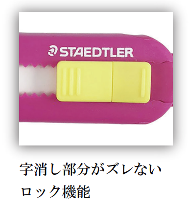 ステッドラー（STAEDTLER） PVCフリーホルダー字消し キャンディー