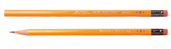 Amazon.com : Mitsubishi Pencil 9852 HB Pencil with Eraser, 1