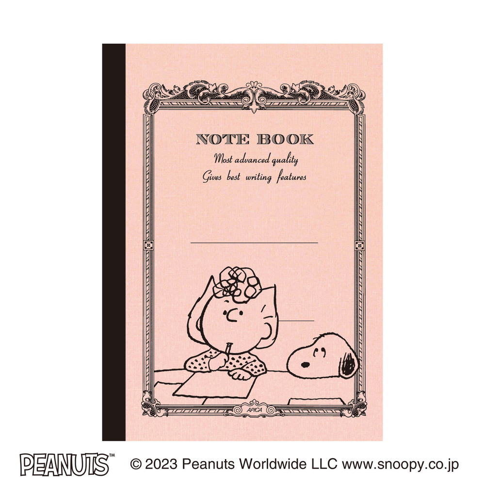 APICA アピカ CDノート PEANUTS A7サイズ 文房具 文具 スヌーピー 日本