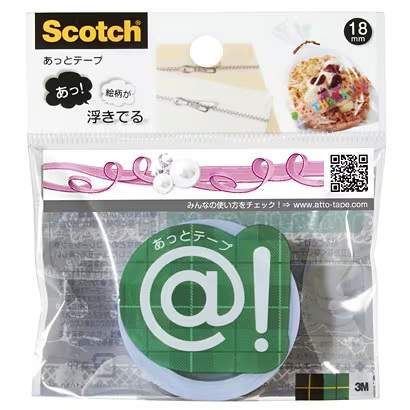 3M 【在庫限り】3M スコッチ @！テープ（あっとテープ）18mm幅 文房具