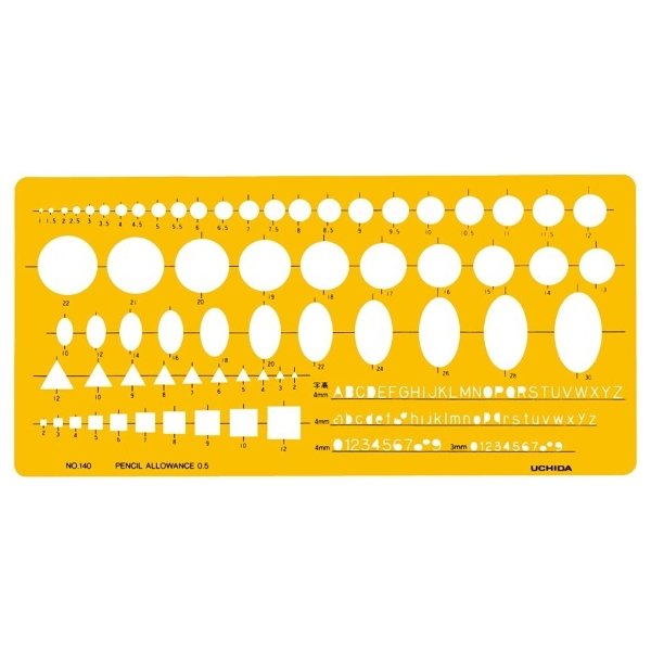 マービー（marvy） ウチダ テンプレート No.140 組合せ定規 文房具