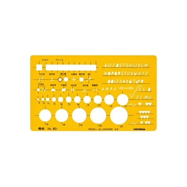 UCHIDA KD型製図器 建築 機械 文房具 テンプレート ウチダ