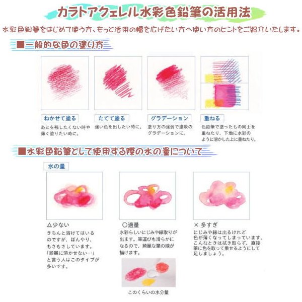 【名入れ無料】ステッドラー カラト アクェレル水彩色鉛筆 クリエイティブボックス 全60色 ぬり絵 イラスト 水彩画 六角軸 STAEDTLER 父の日｜nijiirobungu｜03