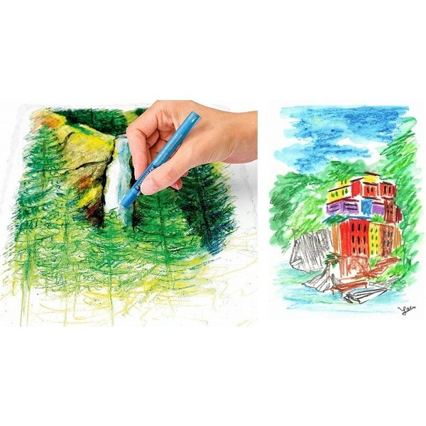 ステッドラー（STAEDTLER） 223 水彩クレヨン 12色セット 文房具 文具