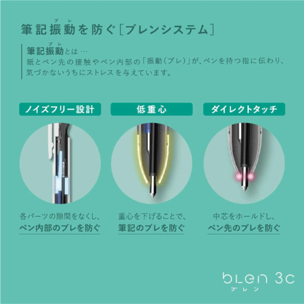 ブレン 【名入れ無料】ゼブラ ブレン3c 3色ボールペン 0.7mm 文房具