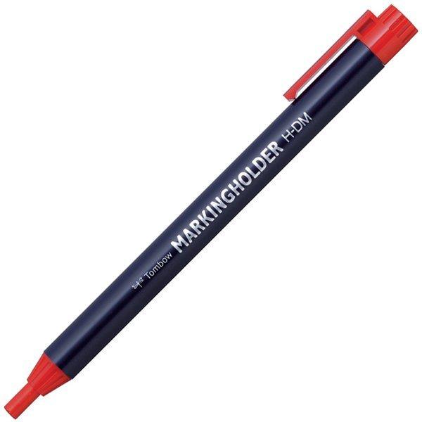 トンボ鉛筆 マーキングホルダー　文房具 文具 色鉛筆 繰り出し式 白 藍 赤 黒 TOMBOW｜nijiirobungu｜08