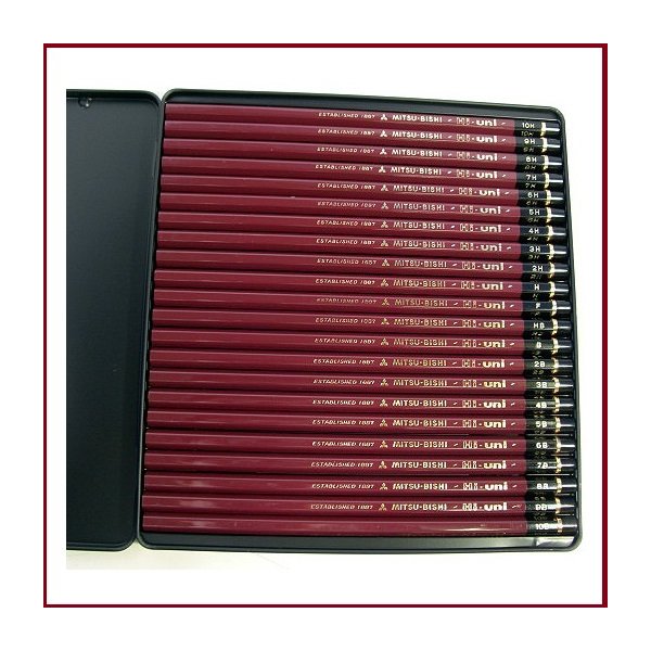 デッサン人形&三菱Hi-UNI他各種鉛筆 Amazon | 三菱鉛筆 鉛筆 ハイユニ アートセット 22本入 HUAS