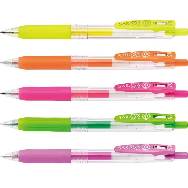 ZEBRA SARASA CLIP ボールペン ピチレモン 8色 平成女児 ZEBRA SARASA