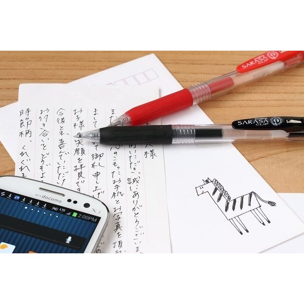 サラサ ゼブラ サラサクリップ 0.4 10色セット 文房具 文具 筆記用具