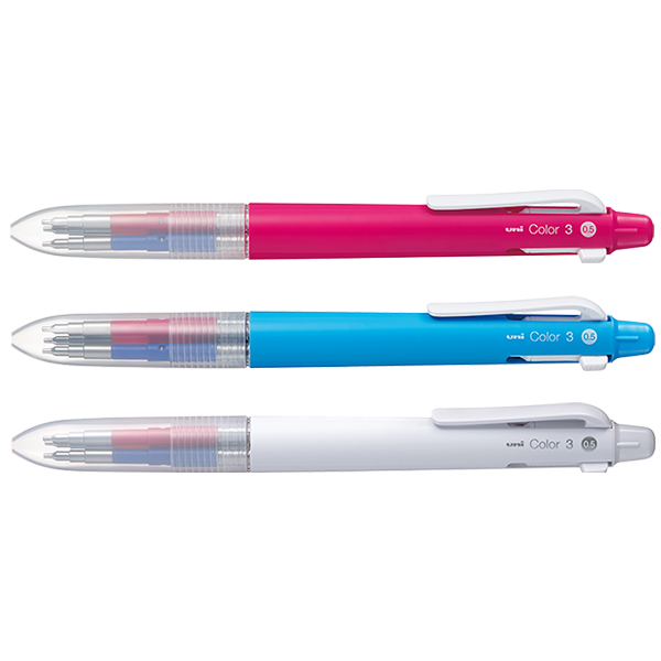 三菱鉛筆 ユニカラー3 3色カラーシャープペン 文房具 文具 筆記具
