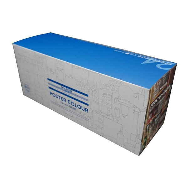 ニッカー 水彩絵具 ポスターカラー 24色セット 20ml(6号) 2mvetro Amazon | ニッカー絵具(Nicker colour) 水彩絵具 ポスターカラー