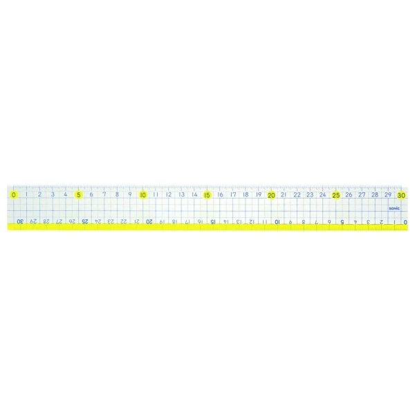SONiC（ソニック） 楽しく学習 直線定規 30cm 文房具 文具 学童文具 学習 数学 算数 小学生 中学生 新学期 : にじいろ文具 ...