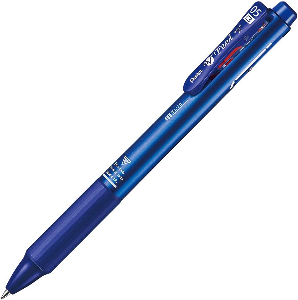 ぺんてる ビクーニャ フィール 3色ボールペン メタリックカラー 0.5mm 文房具 文具 筆記具 滑らか 油性ボールペン VICUNA Pentel｜nijiirobungu｜04