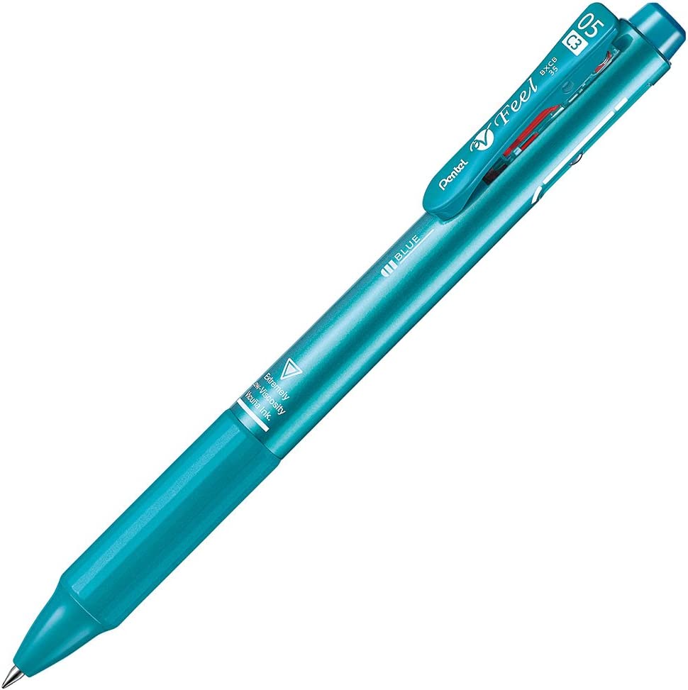 ぺんてる ビクーニャ フィール 3色ボールペン メタリックカラー 0.5mm 文房具 文具 筆記具 滑らか 油性ボールペン VICUNA Pentel｜nijiirobungu｜05