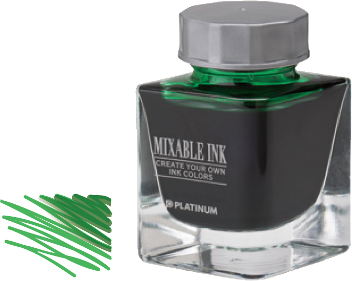 プラチナ万年筆 ミクサブルインクミニ 万年筆用 水性染料インク 20ml
