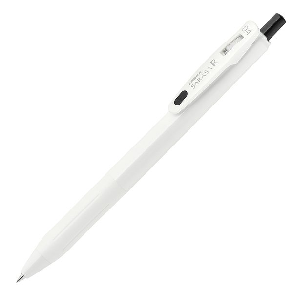 サラベールページ　シングル　ホワイト サラサ 【名入れ無料】ゼブラ サラサR 0.4mm 文房具 文具 ZEBRA 水性