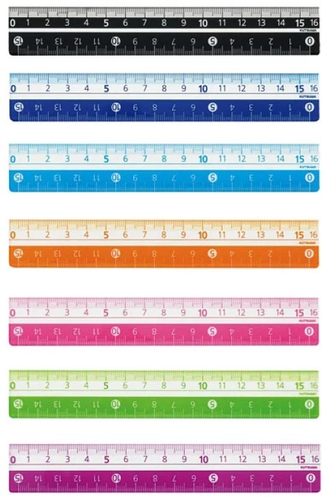 人気メーカー・ブランド クツワ STAD カラー定規 16cm 文房具 文具 算数 数学 おしゃれ シンプル 学童文具 クツワ カラー定規 16CM ブルー KB027BL