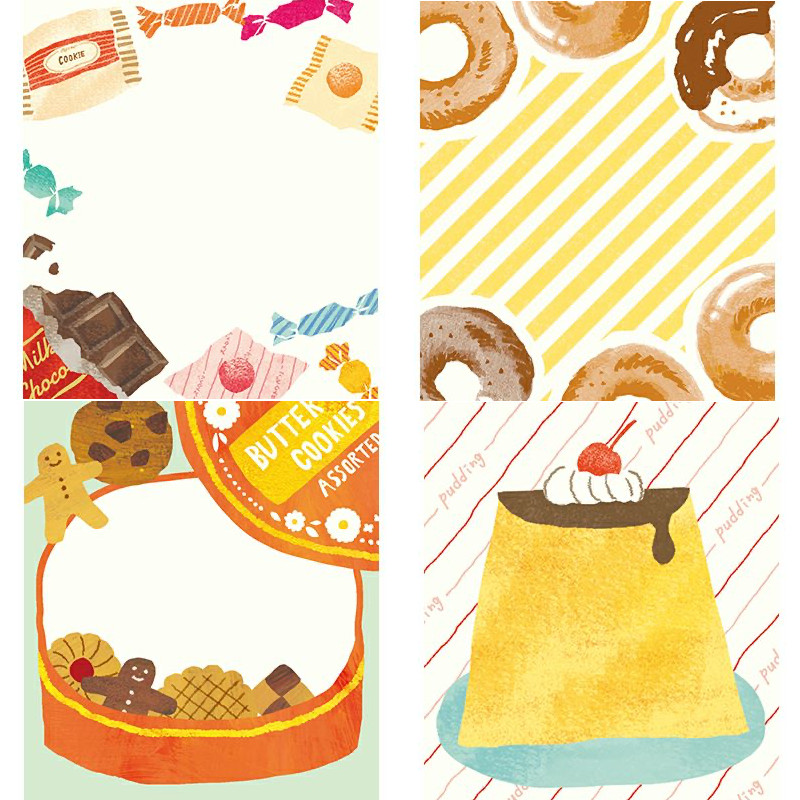 バラ売り可】 古川紙工 ひとことふせん 4冊 ひとことふせん だがし