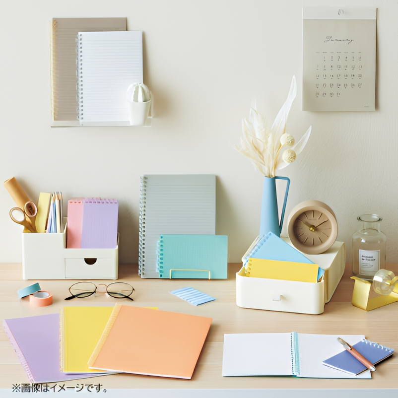 LIHIT LAB.（リヒトラブ） リヒト オープンリングノート A6 文房具