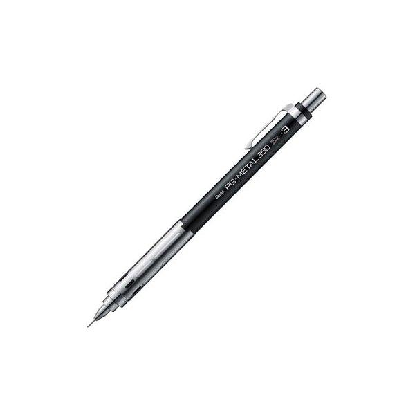 【名入れ無料】ぺんてる シャープペンシル PG-METAL350 0.3mm 筆記具 シャーペン 製図用 Pentel｜nijiirobungu｜02