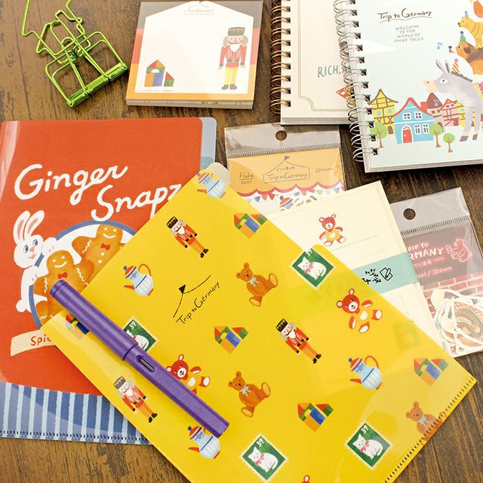 サンスター文具 【限定商品】サンスター ドイツTRIP クリアファイル A5